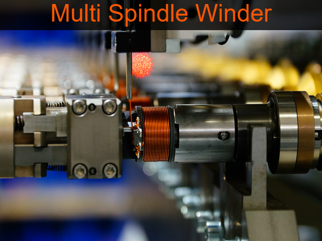 Multi Spindle Coil Winding Machine